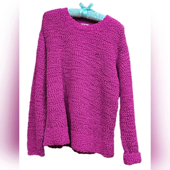 Style & Co, Size Petite XL, Purple Teddy Boucle Chenille Sweater - Picture 2 of 13